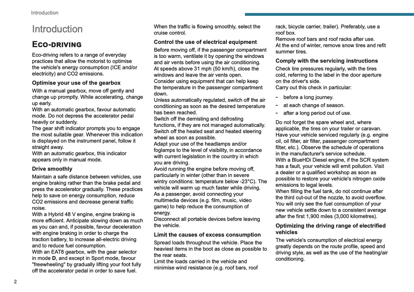 2025-2026 Peugeot 3008/5008 Owner's Manual | English