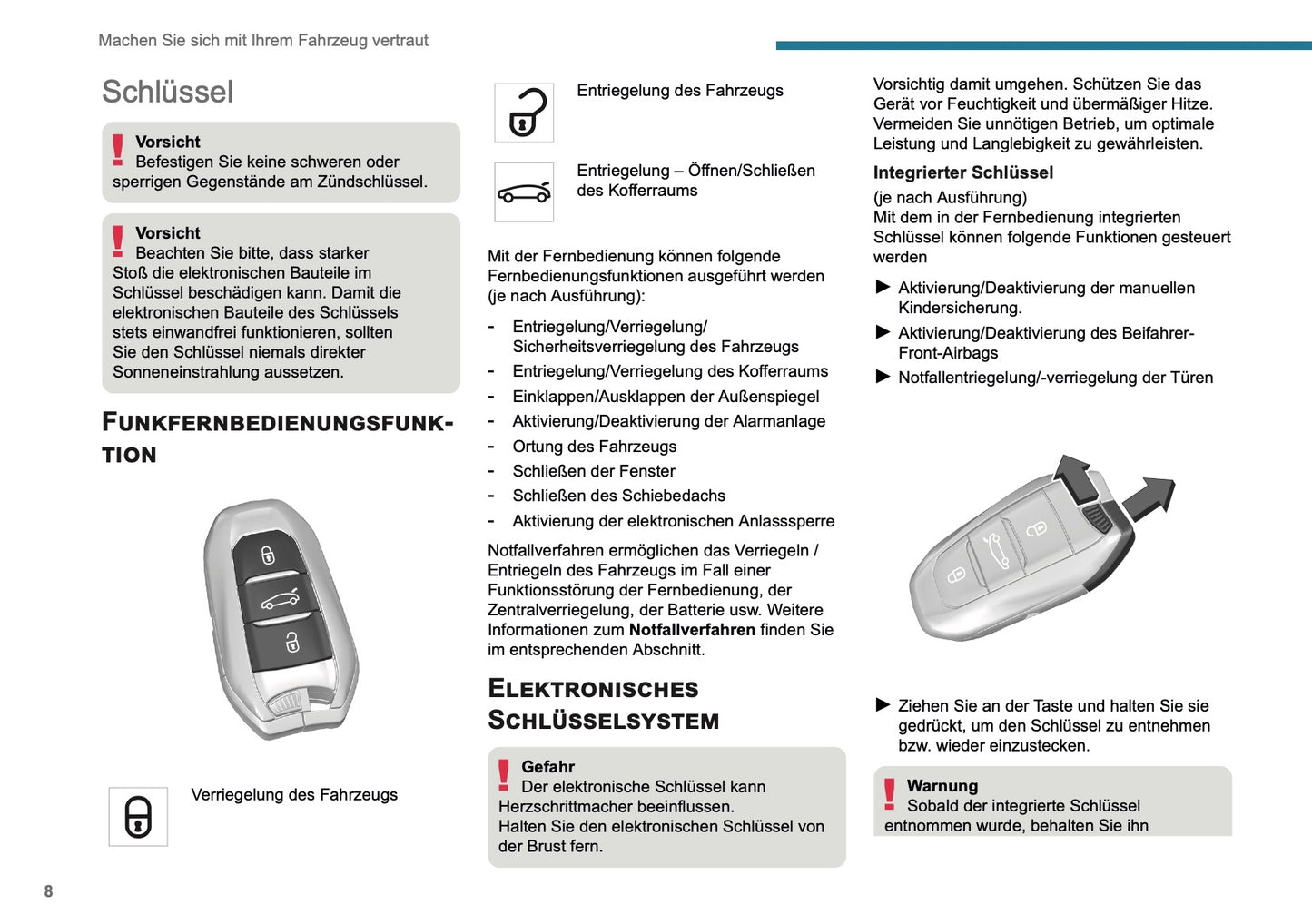 2025-2026 Peugeot 308 Owner's Manual | German