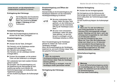 2025-2026 Peugeot 308 Owner's Manual | German