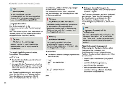 2025-2026 Peugeot 308 Owner's Manual | German