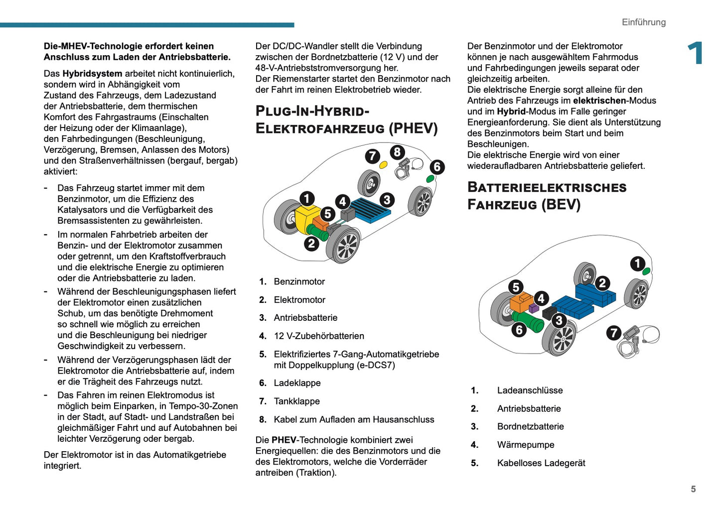 2025-2026 Peugeot 308 Owner's Manual | German