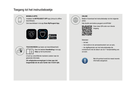 2022-2023 Peugeot 308/308 SW Gebruikershandleiding | Nederlands