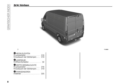 2024-2025 Peugeot Boxer Bedienungsanleitung | Deutsch