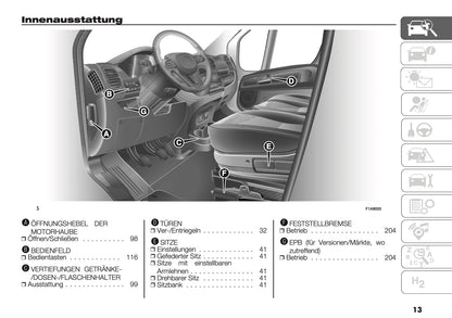 2024-2025 Peugeot Boxer Bedienungsanleitung | Deutsch