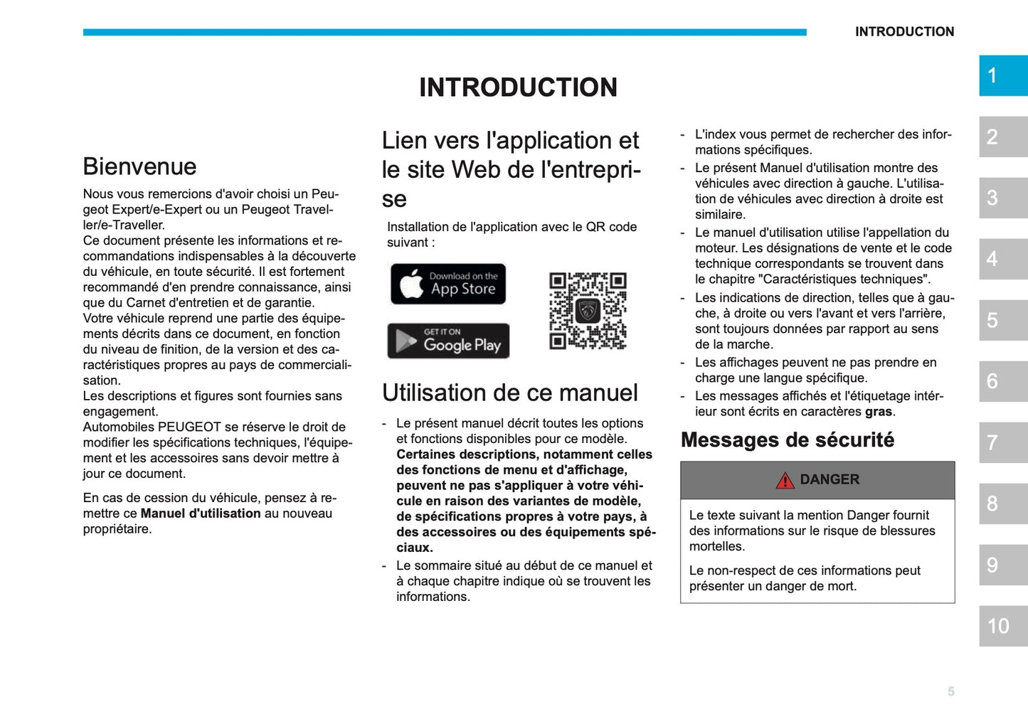 2026 Peugeot Expert/Traveller Owner's Manual | French
