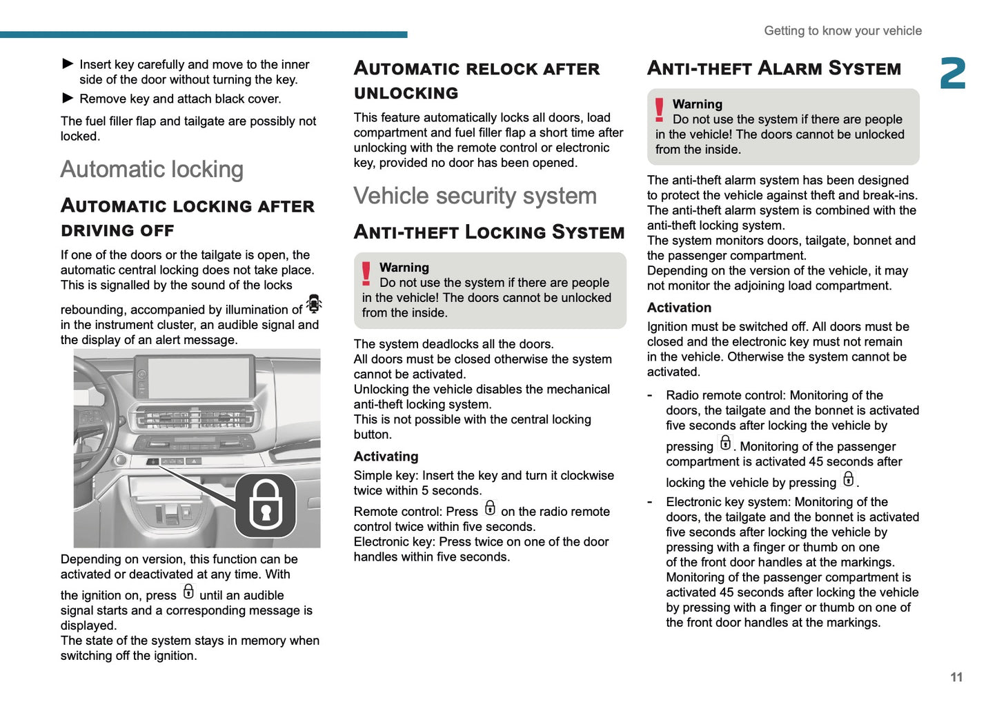 2025 Peugeot Expert/Traveller Owner's Manual | English