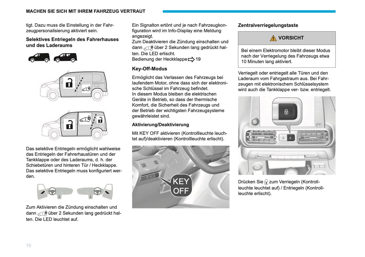 2026 Peugeot Rifter/Partner Owner's Manual | German