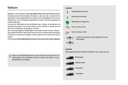 2021-2022 Peugeot Rifter/e-Rifter Partner/e-Partner Gebruikershandleiding | Nederlands