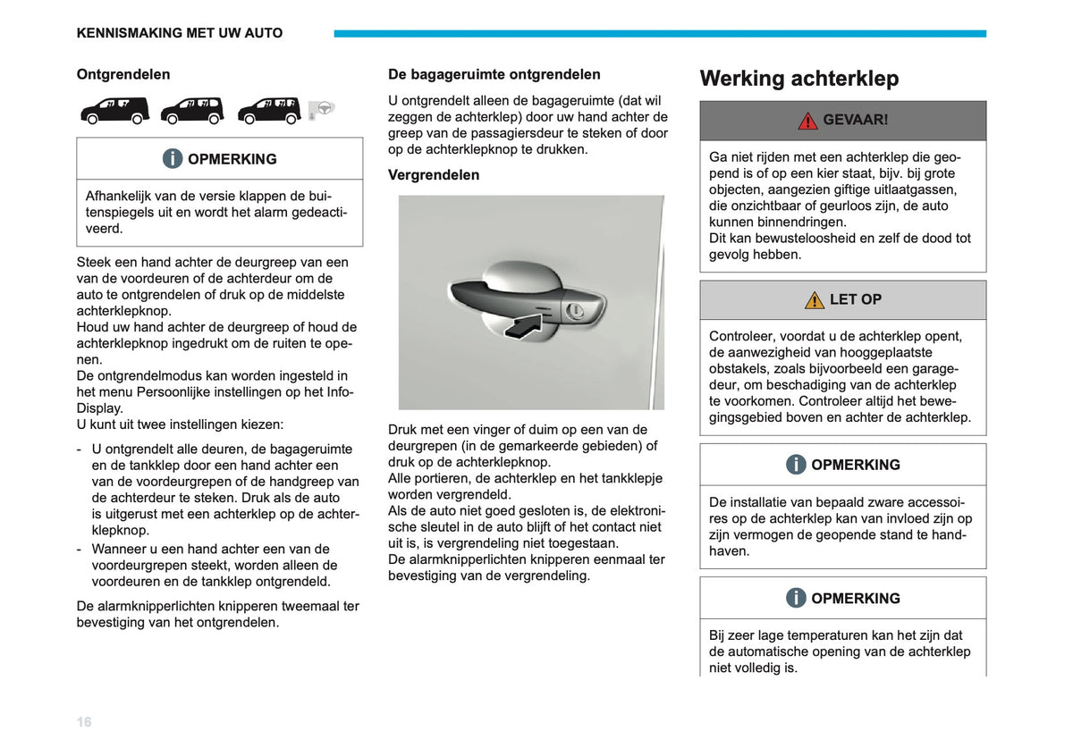 2026 Peugeot Rifter/Partner Owner's Manual | Dutch