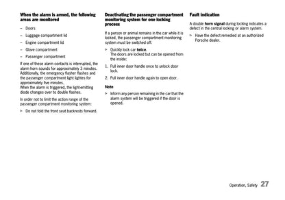 2010 Porsche 911 GT3 Owner's Manual | English