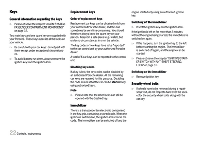 2007 Porsche Boxster S Owner's Manual | English