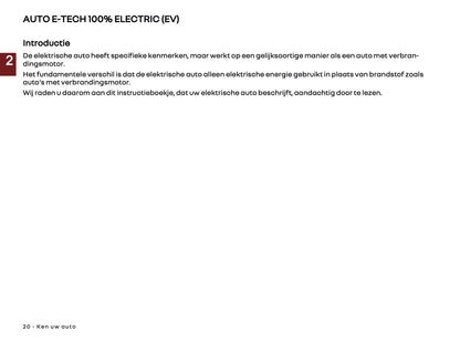 2025 Renault 5 E-Tech Gebruikershandleiding | Nederlands