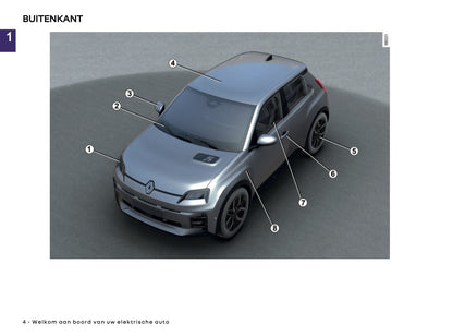 2025 Renault 5 E-Tech Gebruikershandleiding | Nederlands