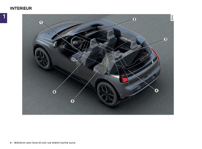 2025 Renault 5 E-Tech Gebruikershandleiding | Nederlands