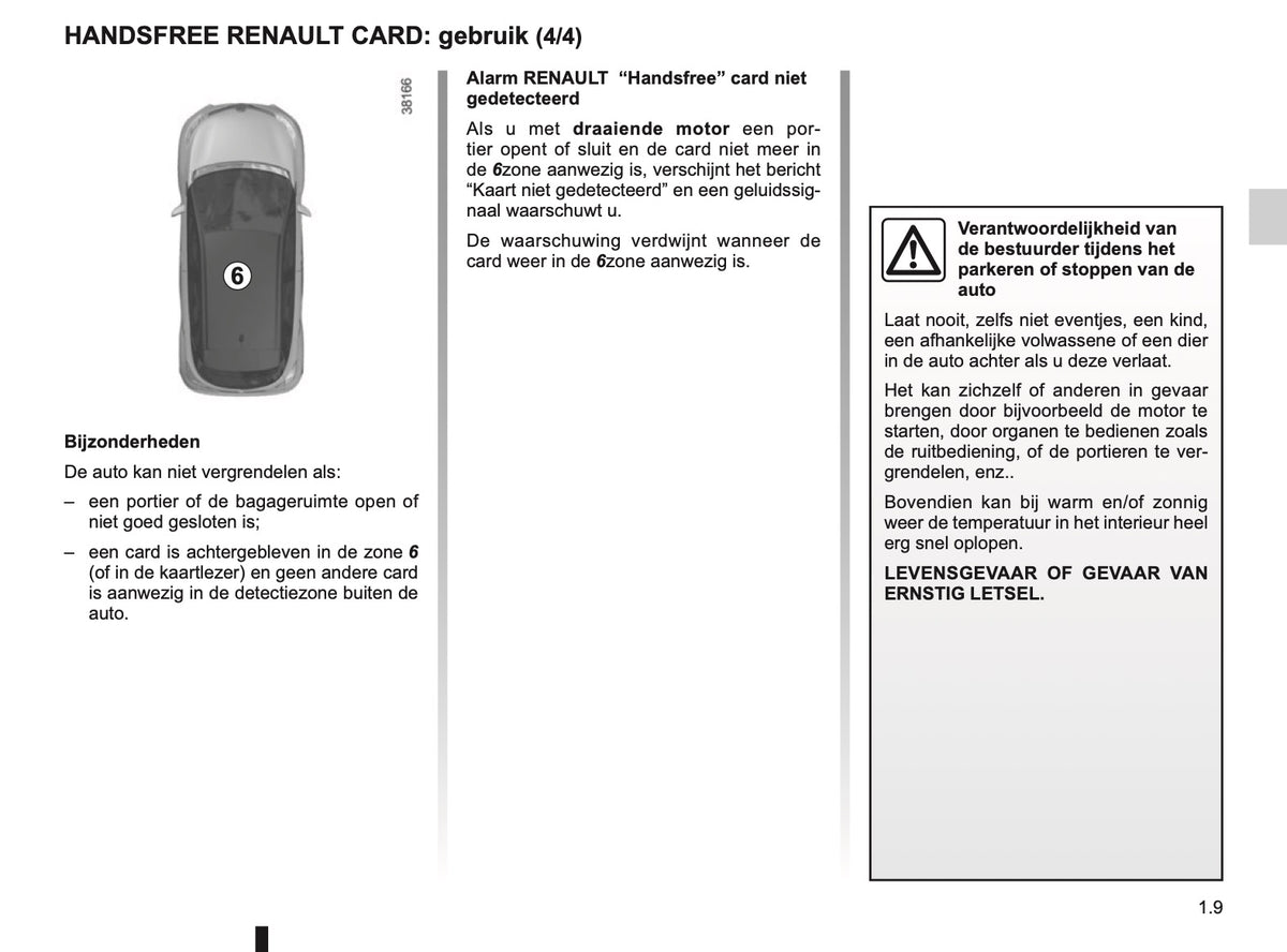 2016-2017 Renault Captur Owner's Manual | Dutch