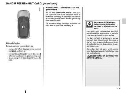 2016-2017 Renault Captur Owner's Manual | Dutch