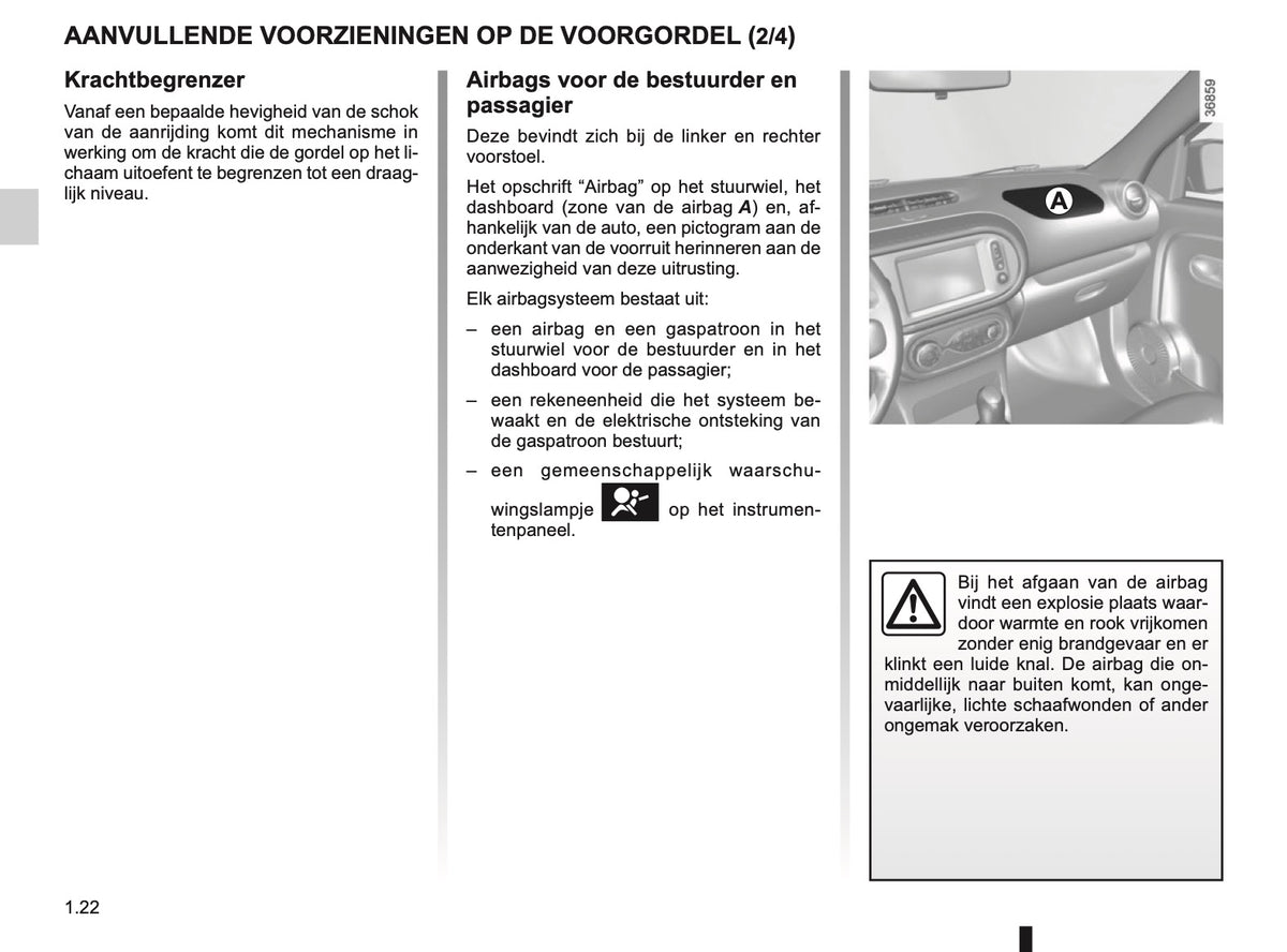 2016-2017 Renault Captur Owner's Manual | Dutch