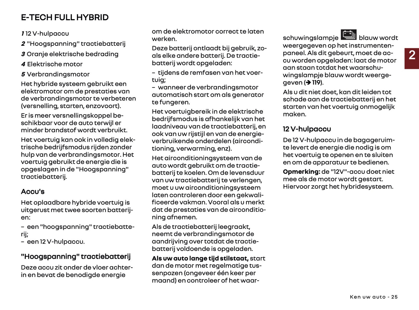 2026 Renault Captur Owner's Manual | Dutch
