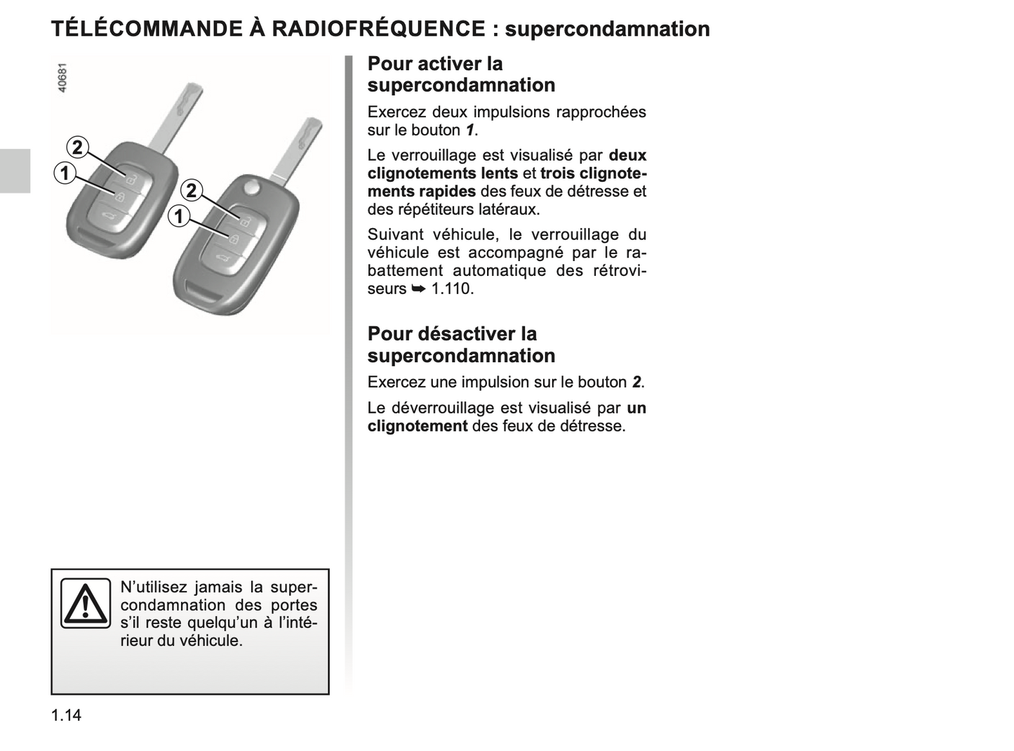 2023-2024 Renault Clio Owner's Manual | French