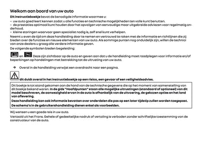 2026 Renault Espace Owner's Manual | Dutch