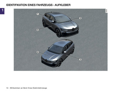2024-2025 Renault Megane E-Tech Bedienungsanleitung | Deutsch