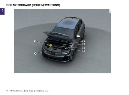 2024-2025 Renault Megane E-Tech Bedienungsanleitung | Deutsch