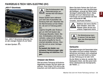 2024-2025 Renault Megane E-Tech Bedienungsanleitung | Deutsch