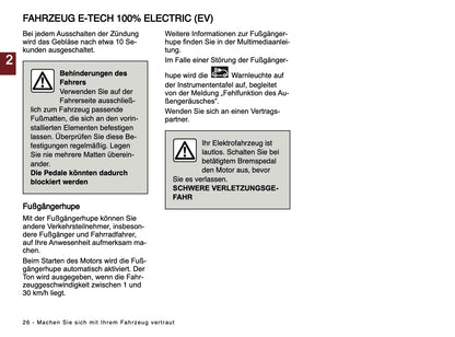 2024-2025 Renault Megane E-Tech Bedienungsanleitung | Deutsch