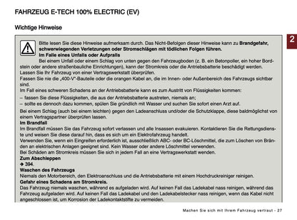 2024-2025 Renault Megane E-Tech Bedienungsanleitung | Deutsch