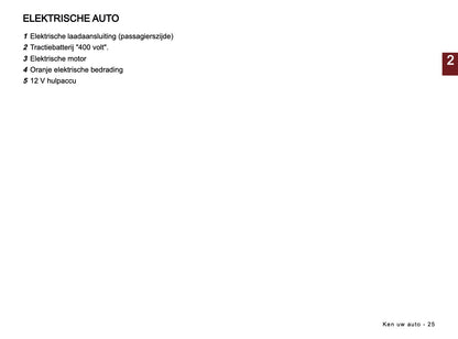 2023-2024 Renault Megane E-Tech Electric Gebruikershandleiding | Nederlands