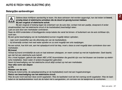 2024-2025 Renault Megane E-Tech Owner's Manual | Dutch