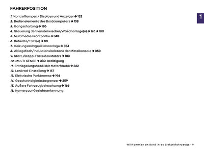 2025-2026 Renault Scenic E-Tech Electric Owner's Manual | German