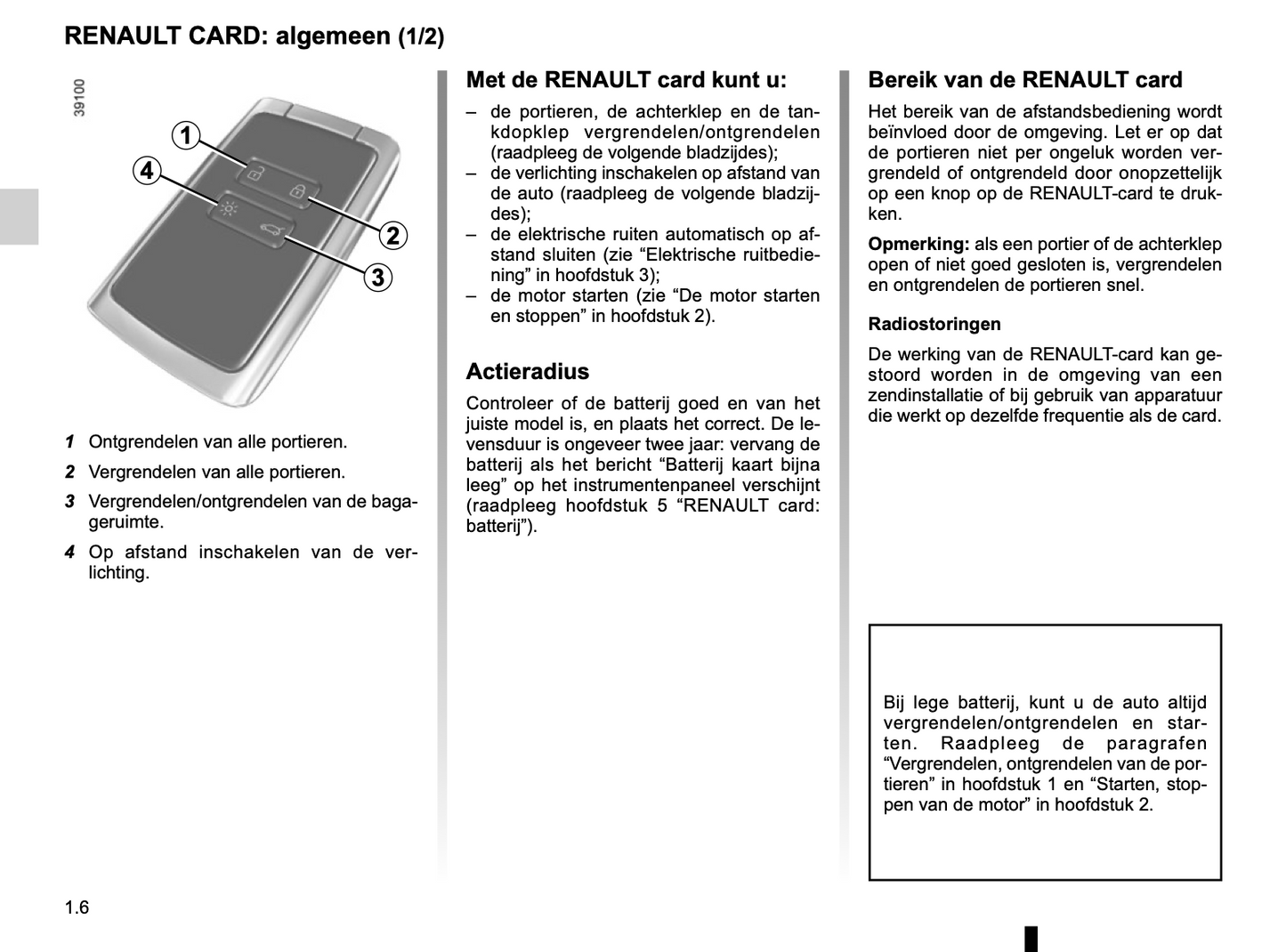 2017-2018 Renault Scenic Owner's Manual | Dutch