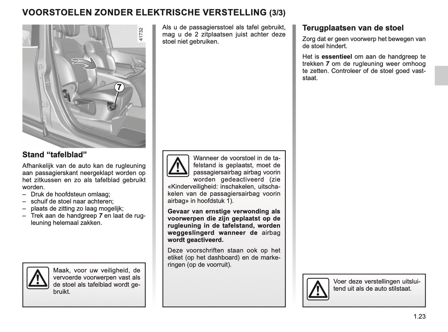 2022-2023 Renault Scenic Owner's Manual | Dutch