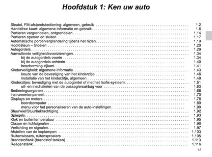 2022-2023 Renault Scenic Owner's Manual | Dutch