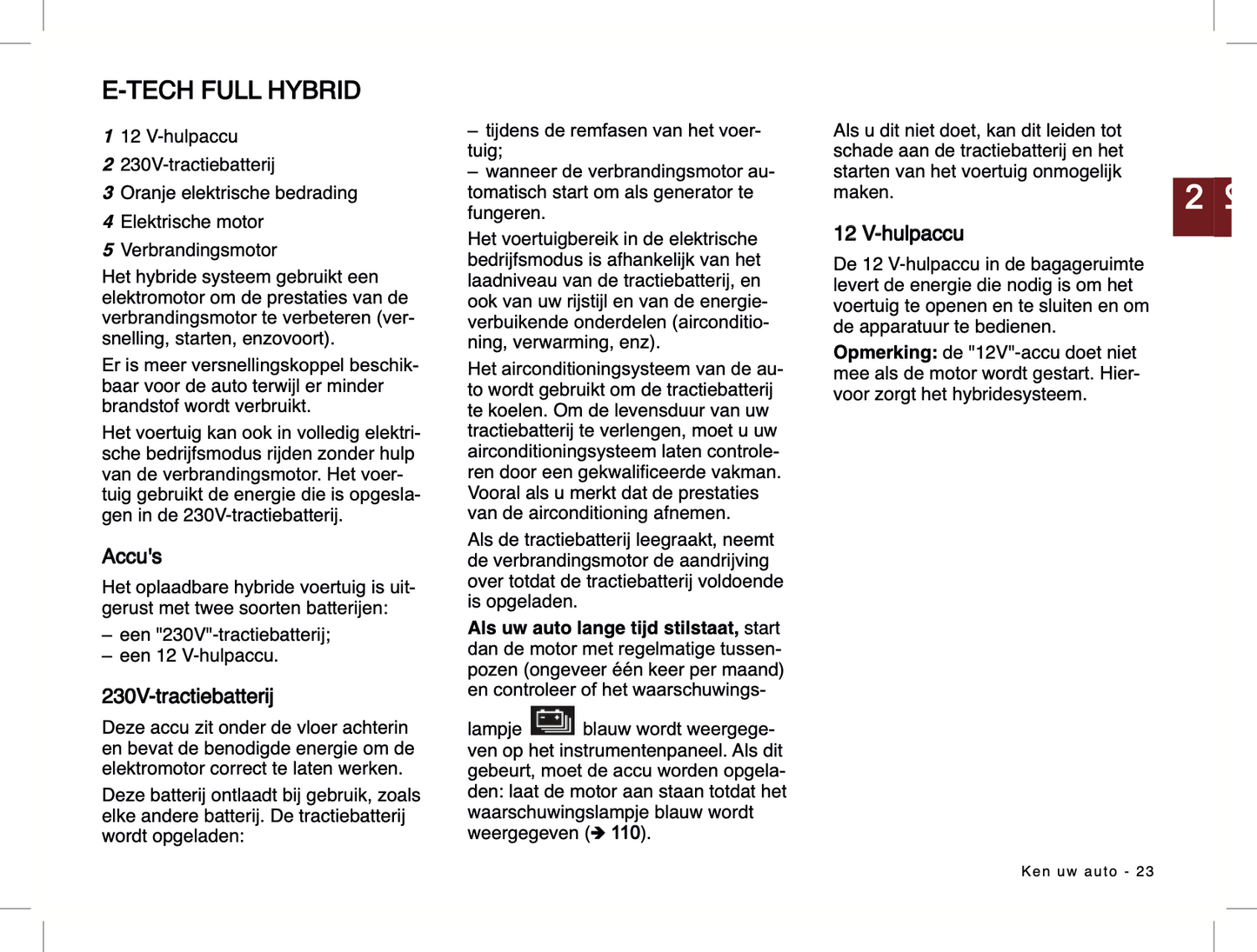 2024-2025 Renault Symbioz Gebruikershandleiding | Nederlands