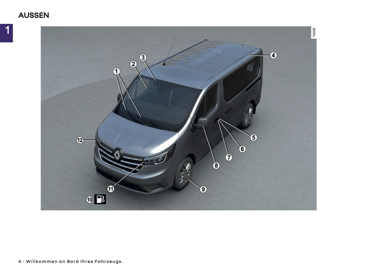 2025-2026 Renault Trafic Owner's Manual | German