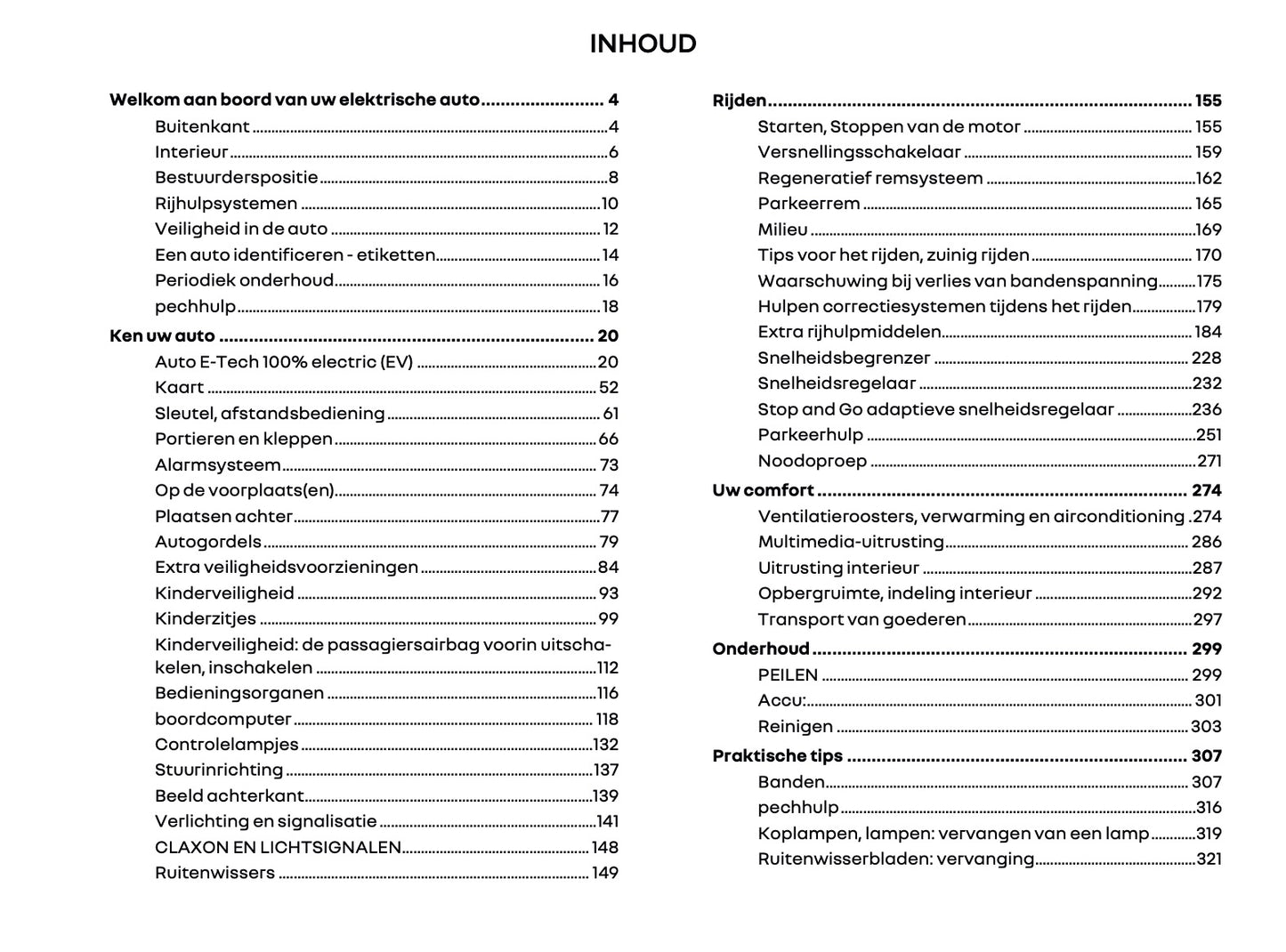 2026 Renault Twingo E-Tech Electric Owner's Manual | Dutch