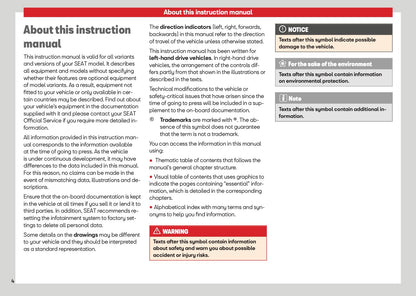 2026 Seat Arona Owner's Manual | English