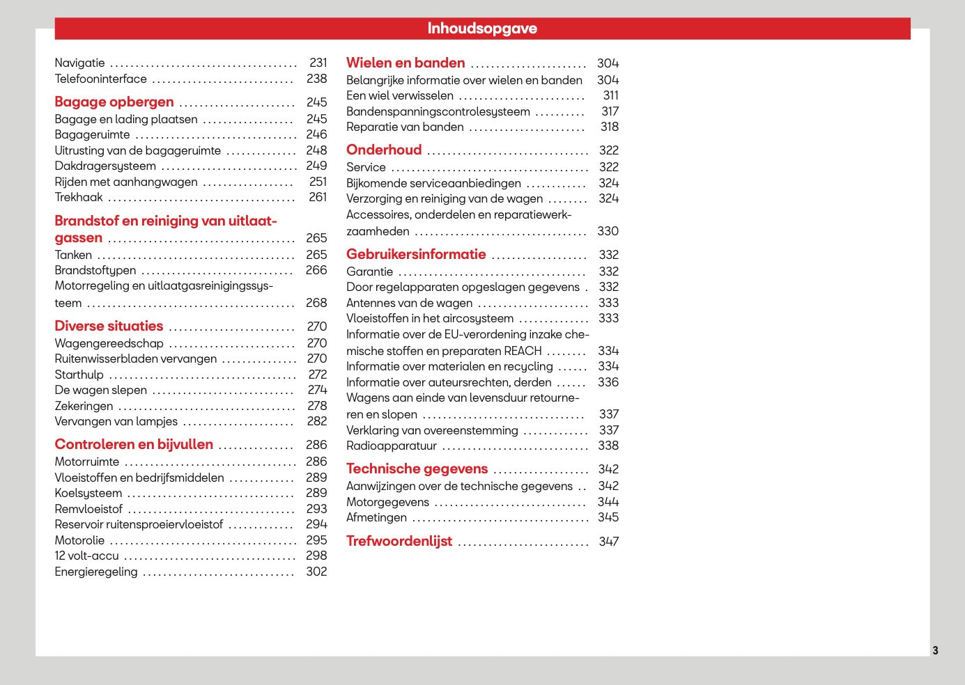 2026 Seat Arona Owner's Manual | Dutch