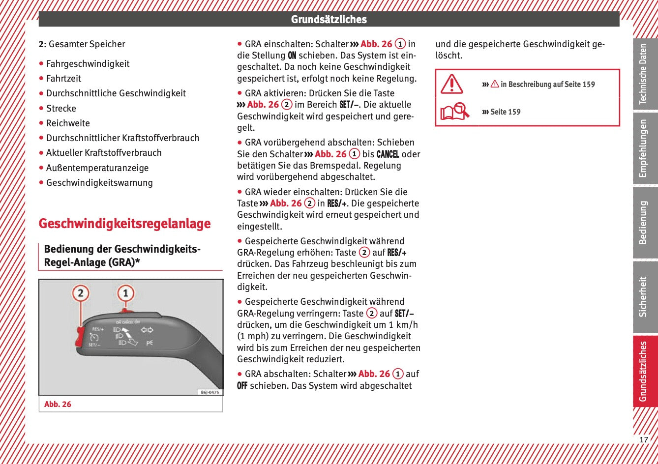 2015 Seat Ibiza Owner's Manual | German