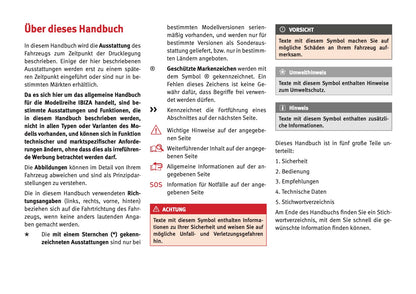 2015 Seat Ibiza Owner's Manual | German