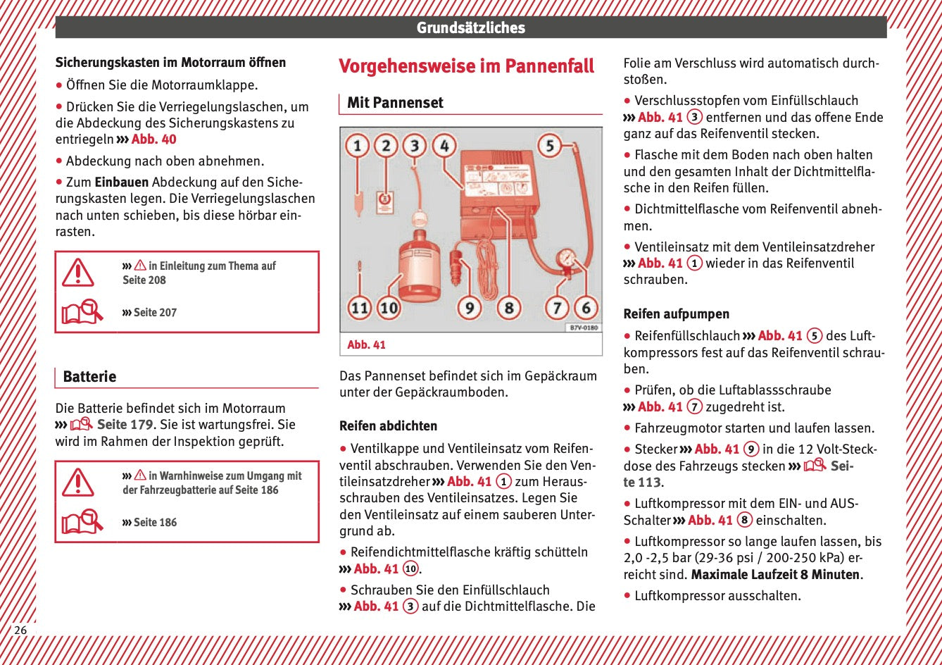 2015 Seat Ibiza Owner's Manual | German