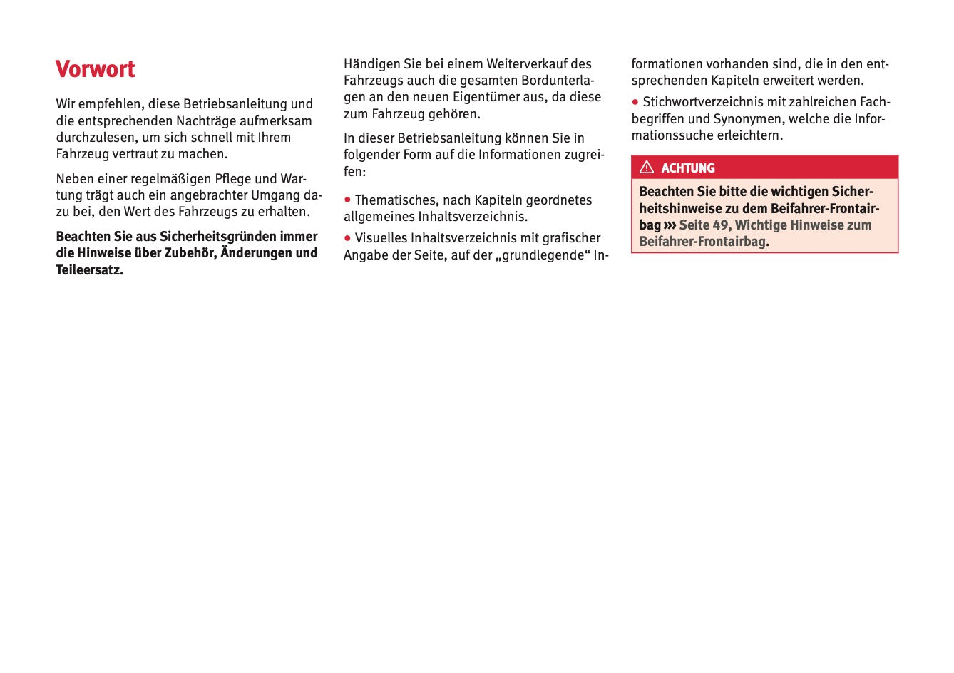 2015 Seat Ibiza Owner's Manual | German
