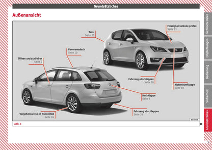 2015 Seat Ibiza Owner's Manual | German