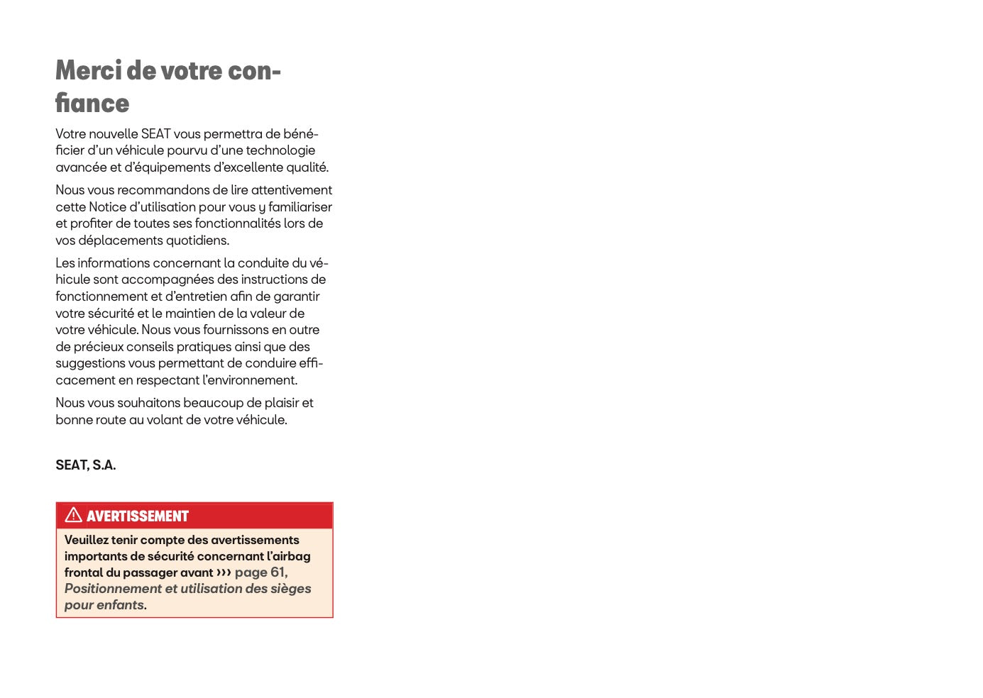 2026 Seat Ibiza Manuel du propriétaire | Français
