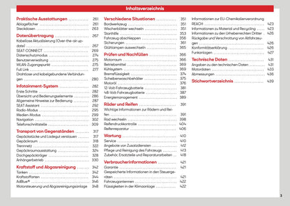 2026 Seat Leon/Leon Sportstourer Owner's Manual | German