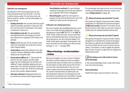 2026 Seat Leon/Leon Sportstourer Owner's Manual | Dutch
