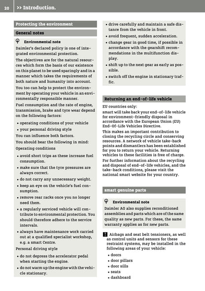 2016-2017 Smart ForTwo Owner's Manual | English
