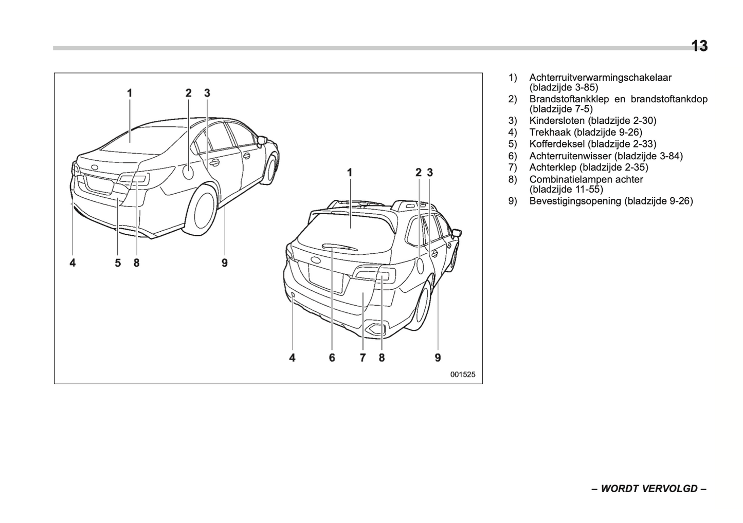 2018 Subaru Legacy/Outback Owner's Manual | Dutch